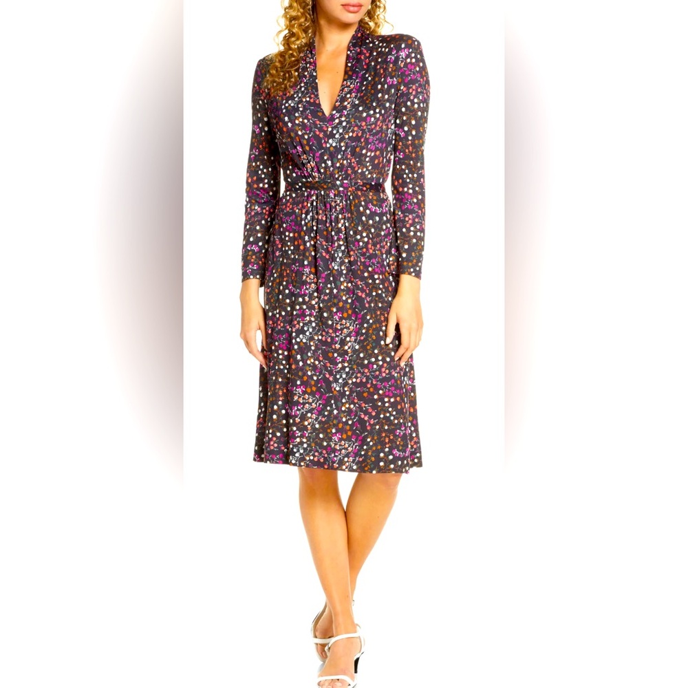 French Connection Frances Meadow Jersey Long Sleeve Dress